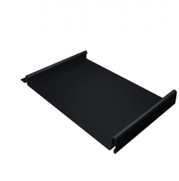 Фальцевая кровля Grand Line Кликфальц® Rooftop Matte с пленкой на замках RAL 9005 черный