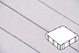 Плитка тротуарная Готика Profi, Квадрат, кристалл, полный прокрас, б/ц, 300*300*40 мм