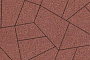 Плитка тротуарная Оригами Б.4.Фсм.8 Стандарт гладкий красный
