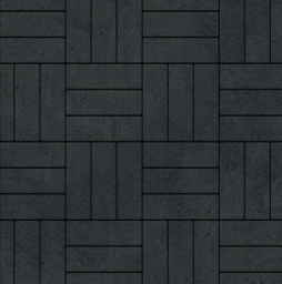 Плитка тротуарная SteinRus Паркет Б.2.П.6, гладкая, черный, 210*70*60 мм