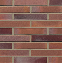 Кирпич клинкерный Muhr 14 Rotblau-bunt гладкий, 290*60*52 мм по выгодной ценеКирпич клинкерный Muhr 14 Rotblau-bunt гладкий, 290*60*52 мм