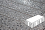 Плитка тротуарная Готика, Granite FINO, Скада без фаски, Галенит, 225*150*100 мм