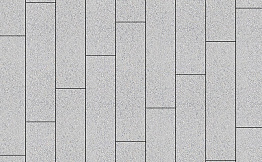 Плитка тротуарная Прямоугольник (Ла-Линия) В.11.П.10 гладкий белый 400*100*100 мм