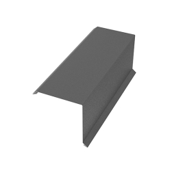 Торцевая планка наружная Aquasystem Rooftop Бархат RAL 7024, 2 м