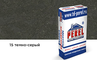 Цветная кладочная смесь Perel VL 0215 темно-серый, 25 кг