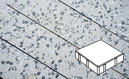 Плитка тротуарная Готика, City Granite FINO, Квадрат, Грис Парга, 200*200*80 мм