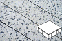 Плитка тротуарная Готика, City Granite FINO, Квадрат, Грис Парга, 200*200*80 мм