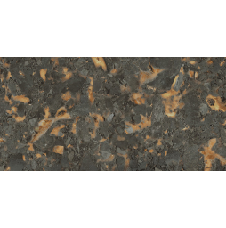 Керамогранит KERAMA MARAZZI Лава черный лаппатированный обрезной, 3200*1195*6 мм