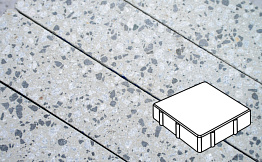 Плитка тротуарная Готика, City Granite FINERRO, Квадрат, Грис Парга, 150*150*80 мм