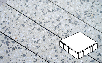 Плитка тротуарная Готика, City Granite FINERRO, Квадрат, Грис Парга, 150*150*80 мм