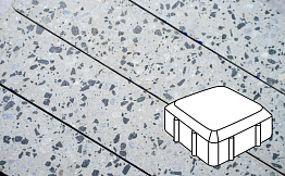 Плитка тротуарная Готика, City Granite FINO, Старая площадь, Грис Парга, 160*160*60 мм