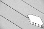 Плитка тротуарная Готика Profi, Зарядье без фаски, светло-серый, частичный прокрас, с/ц, 600*400*100 мм
