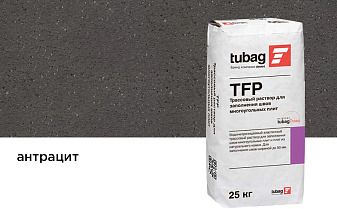 Трассовый раствор для заполнения швов многоугольных плит tubag TFP антрацит, 25 кг