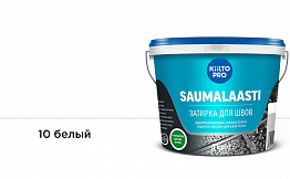 Затирка Kiilto Saumalaasti для плитки, цвет 10 белый, 10 кг