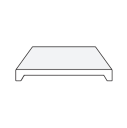 Терракотовая панель S.Anselmo Skin VTB, U-профиль, 500*210*35 мм