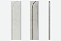 3D-плитка ARCHITECTILES Antique, левосторонний паттерн, серый, 400*100*20 мм