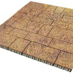 Плитка тротуарная SteinRus Инсбрук Тироль Б.4.Псм.6, Old-age, ColorMix Бромо, толщина 60 мм