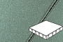 Плитка тротуарная Готика Profi, Квадрат, зеленый, частичный прокрас, б/ц, 400*400*60 мм