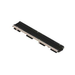 Лоток Standartpark PolyMax Drive DN100 с чугунной щелевой решеткой, класс D