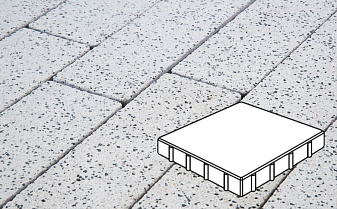 Плитка тротуарная Готика, Granite FINERRO, Квадрат, Покостовский, 400*400*60 мм