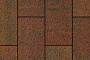 Плитка тротуарная Прямоугольник (Ла-Линия) Б.5.П.8 Листопад гранит Арабская ночь 600*300*80 мм