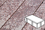 Плитка тротуарная Готика, Granite FINERRO, Брусчатка, Сансет, 200*100*60 мм