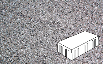 Плитка тротуарная Готика, City Granite FINERRO, Скада без фаски, Белла Уайт, 225*150*100 мм