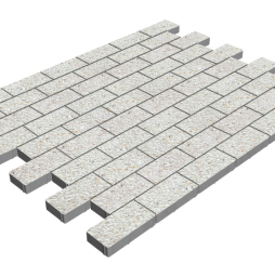 Плитка тротуарная SteinRus Прямоугольник А.6.П.4, Backwash, Доломит, 200*100*40 мм
