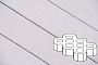 Плитка тротуарная Готика Profi, Экопарковка, кристалл, частичный прокрас, б/ц, 600*400*100 мм