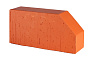 Печной кирпич фигурный полнотелый Lode Janka F6 гладкий, 250*120*65 мм