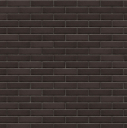 Текстура KING KLINKER DREAM HOUSE 18 Volcanic black, темный шов