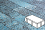 Плитка тротуарная Готика, Granite FINO, Брусчатка Б.2.П.6, Азул Бахия, 200*100*60 мм