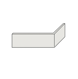 Клинкерная плитка угловая ручной формовки Feldhaus Klinker WFD 14 W682 sintra argo blanco 215*65*115*14 мм
