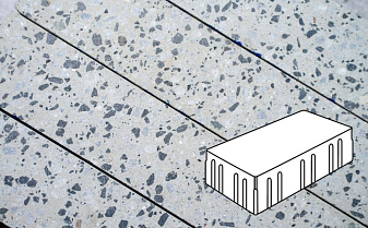Плитка тротуарная Готика, Granite FINO, Скада без фаски, Грис Парга, 225*150*100 мм