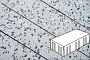 Плитка тротуарная Готика, Granite FINO, Скада без фаски, Грис Парга, 225*150*100 мм