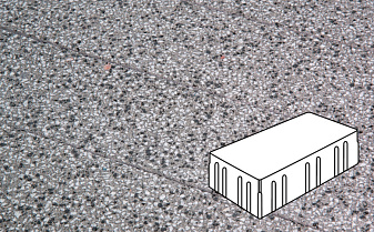 Плитка тротуарная Готика, Granite FINERRO, Скада без фаски, Белла Уайт, 225*150*100 мм