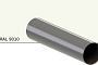 Труба водосточная KROP PVC для системы D 130/90 мм, RAL 9010, 3 м