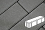 Плитка тротуарная Готика Profi, Брусок, серый, полный прокрас, с/ц, 180*60*80 мм