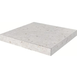 Ступень угловая клееная KERAMA MARAZZI Терраццо бежевый светлый необрезная, 330*330*9 мм