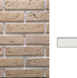 Угловой декоративный кирпич Redstone Light brick LB-23/U, 202*96*49 мм