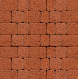 Плитка тротуарная SteinRus Инсбрук Альт А.1.Фсм.4, Native, оранжевый, толщина 40 мм