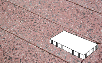 Плита тротуарная Готика Granite FINO, Ладожский 600*400*80 мм
