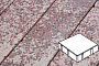 Плитка тротуарная Готика, City Granite FINERRO, Квадрат, Сансет, 150*150*60 мм