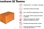 Керамический блок Porotherm 38 Thermo М75 10,67 НФ, 250*380*219 мм