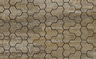 Плитка тротуарная Трилистник В.7.Ф.10 Искусственный камень Доломит