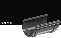 Соединитель желоба KROP PVC для системы D 130/90 мм, RAL 9005