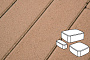 Плитка тротуарная Готика Profi, Классика, оранжевый, полный прокрас, б/ц, толщина 80 мм, комплект 3 шт
