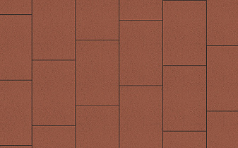Плитка тротуарная Прямоугольник (Ла-Линия) Б.14.П.8 гранит красный, 750*500*80 мм