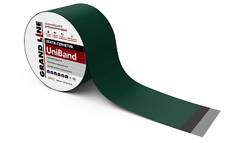 Герметизирующая лента Grand Line UniBand RAL 6005 зеленый, 1000*10 см