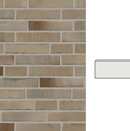 Клинкерная плитка угловая Stroeher Kontur CG 483 braunbrand, 240*52*52*12 мм